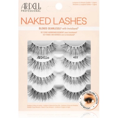 Ardell Naked Lashes Multipack nalepovacie mihalnice veľké balenie typ 422 4 pár