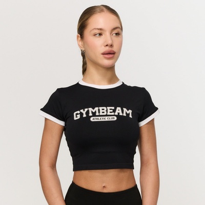 GymBeam Дамска тениска Varsity Black XL