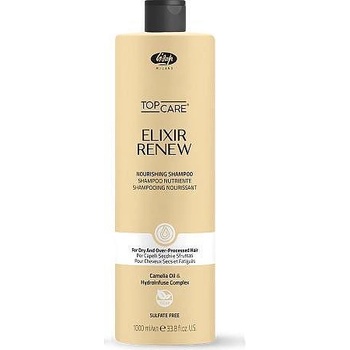 Lisap Milano Top Care Elixir Renew - подхранващ шампоан за суха и свръхтретирана коса