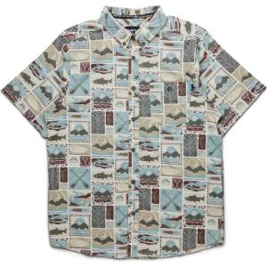 KAVU Мъжка риза с копчета KAVU River Wrangler Shirt - Off Grid - размер M (033-3155-0212)