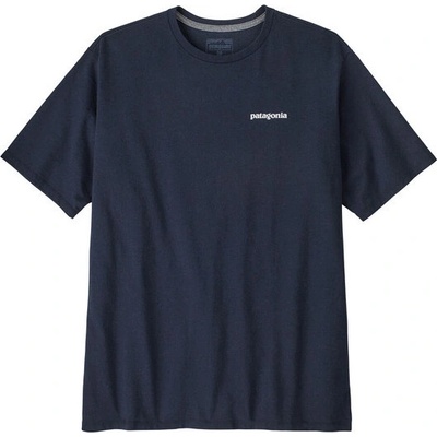 Patagonia P 6 Logo Responsibili Tee černá/modrá