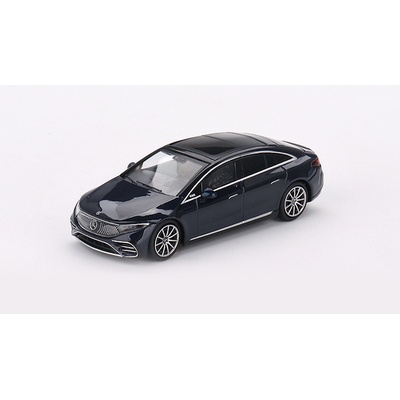 MINI GT Mercedes-Benz EQS 580 4MATIC Nautical Blue Metallic 1:64