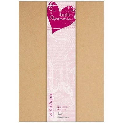 Papír na scrapbooking A4 280g/m2 25ks Kraftstax