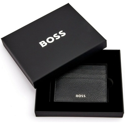 HUGO BOSS Черен кожен калъф за карти Hugo Boss Classic HLC416A Hugo Boss | Mnogotsveten | МЪЖЕ | UNI