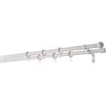 GARDINIA КОРНИЗ РАЗТЕГАЕМ ДВОЕН gardinia МИРА 160-300см БЯЛО ЗЛАТО (32398)