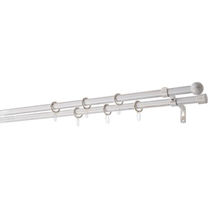 GARDINIA КОРНИЗ РАЗТЕГАЕМ ДВОЕН gardinia МИРА 160-300см БЯЛО ЗЛАТО (32398)