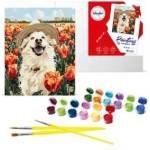 Ideyka Paint by Number Kit Happy Labrador 40x50 AP0042