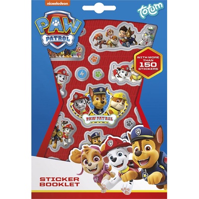 Totum Книжка със стикери Totum - Paw Patrol. 150 броя (T720329)