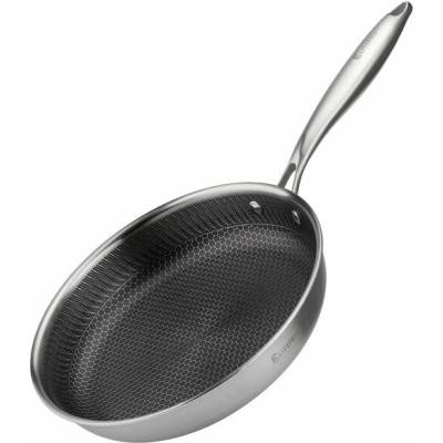 Elitehoff OCELOVÁ PÁNEV 26 CM S VOŠTINOVÝM POVLAKEM E-7548