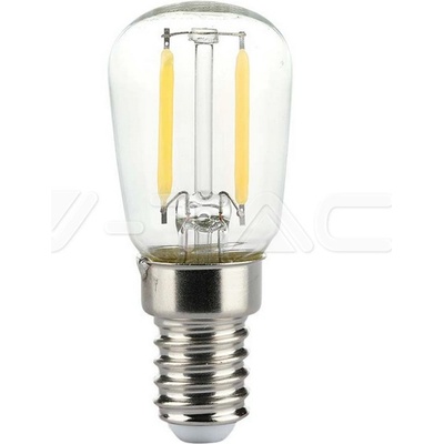 V-TAC Žiarovka LED Filament E14 2W, 4000K, 200lm, ST26 VT-1952
