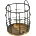 Horecano HOME-Поставка за прибори ЧЕРЕН МАТ Ø13.4xh15.5cm (WK810753) (0185149)