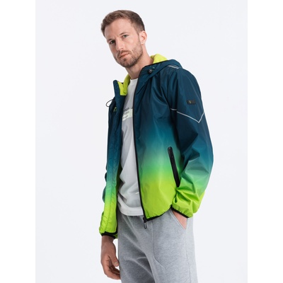 Ombre Clothing Мъжко спортно яке в зелено и бензин Ombre Clothing Ombre Clothing | Sin | МЪЖЕ | L