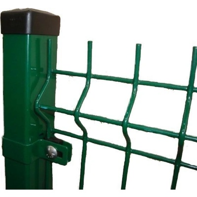 Šroubek s.r.o. Panel 3D ULTRALIGHT - výška 123 cm, drát 4 mm, PVC zelený