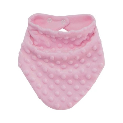 Šátek na krk Minky Pink růžová