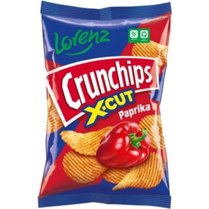  Чипс Lorenz Crunchips X-cut паприка 75гр