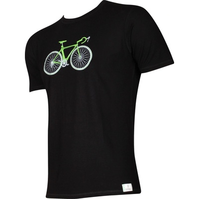 Lonka tričko Fuzzy bambus černá