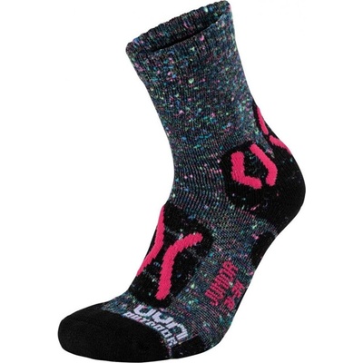 UYN Junior Explorer Outdoor Socks grey multicolor/pink
