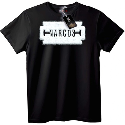 NOONEBRAND Тениска Narcos - XXS, White
