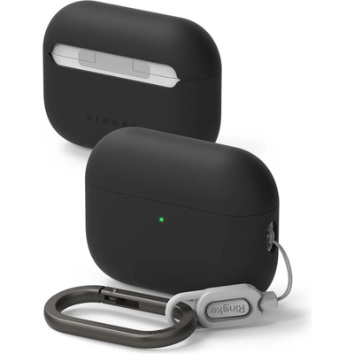 Ringke Силиконов калъф за слушалки Apple AirPods Pro 3 от Ringke Silicone - Black (8800293859406)