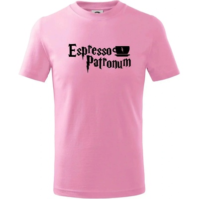 Harry Espresso Patronum tričko detské ružová
