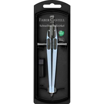 Faber-Castell Kružítko Grip Quick-Set Compass Sky Blue