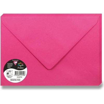 Barevná obálka Clairefontaine C5 120 g [1 ks] Varianta: růžová