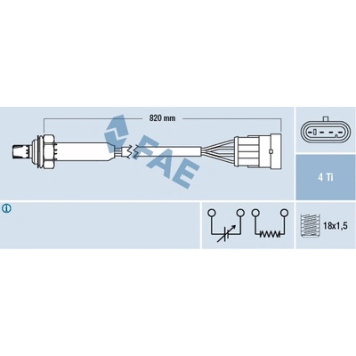 Lambda sonda FAE 77184