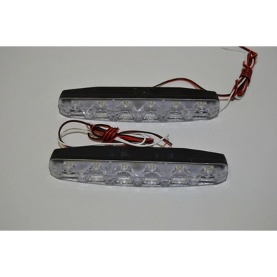 PRC Led světla pro denní svícení - DRL 6 led dual light - homologovaná | Zboží Auto
