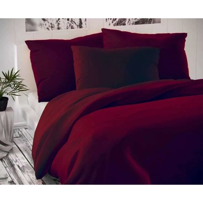 Kvalitex satén obliečky Luxury Collection vínovej 200x220 2x70x90