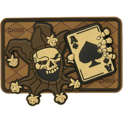 Nášivka M-Tac Joker 3D PVC - Coyote