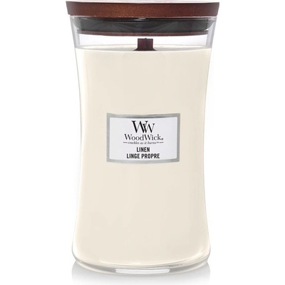 WoodWick Linen 609,5 g – Zbozi.Blesk.cz