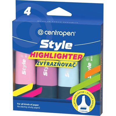 Centropen 6252/4 pastelové