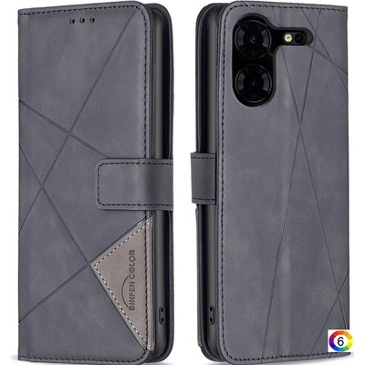 Tecno Pova 5 Pro 5G BINFEN COLOR Magnetic Wallet Калъф и Протектор