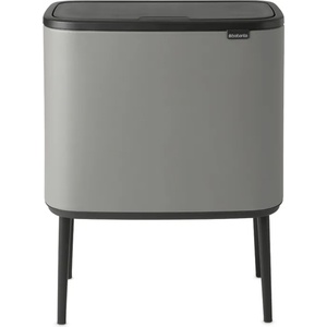 Brabantia Кош за смет Brabantia Bo Touch 36L, Mineral Concrete Grey