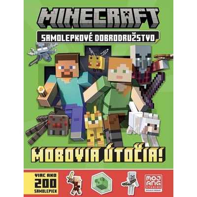 Minecraft - Samolepkové dobrodružstvo - Mobovia útočia!