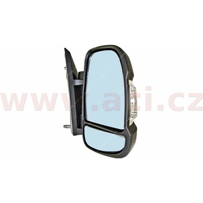 zp. zrcátko el. ovl. vyhřívané s blikačem (pro oranžovou žárovku) krátké rameno (80 mm) P 1651808