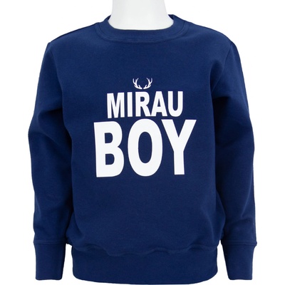 Chlapčenská mikina bez kapucne Mirau Boy monaco blue