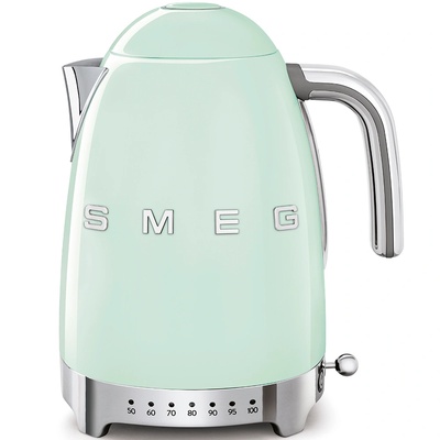 Smeg KLF04PGEU 50-те години стил 1, 7L чайник пастелно зелен (KLF04PGEU)
