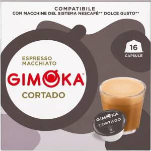 Gimoka Кафе капсули Gimoka Cortado за Dolce Gusto, 16 бр