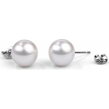 Eppi Náušnice s bielymi perlami Chandey E32260