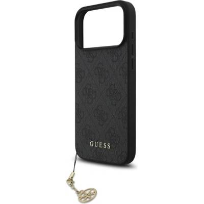 CG Mobile iPhone 17 Pro Max GUESS 4G CHARMS пластмасов протектор за телефон, текстилен заден капак, каишка за телефон, ЗЕЛЕН GUHMP17XGF4GCK (GUHMP17XGF4GCK)