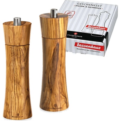 Zassenhaus Frankfurt set mlýnků olivové dřevo 18 cm