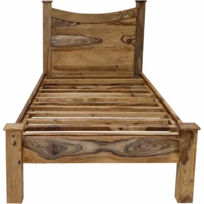 AV interiery Rami Bed indický nábytek masiv palisandr / světle medová