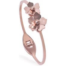 Bangles chirurgická ocel květy rose gold 981