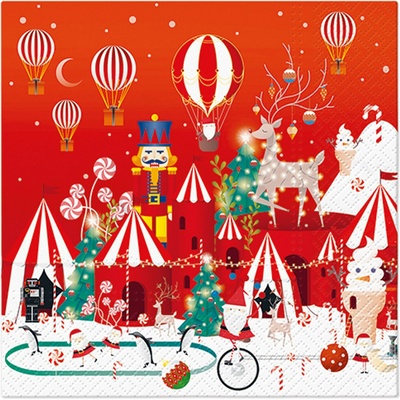 PAW Obrúsky L Winter Wonderland Christmas 33x33cm