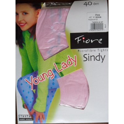 SINDY 09 40den punčochové kalhoty Fiore ecri béžové