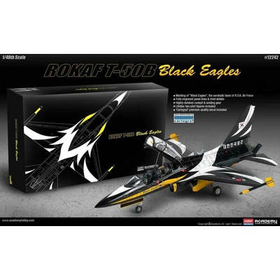 ACADEMY Model Kit letadlo 12242 ROKAF T-50B "BLACK EAGLES" 1:48
