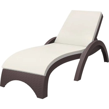 Image 1 of Horecano SI-Шезлонг ратан "FIJI" 187x73xh44cm КАФЯВ (860) (014228)