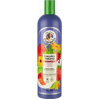 Mama Pharmelia šampon pro každodenní objem s kyselým mlékem a lesní jahodou 500 ml