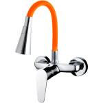 Cascada Месингов стенен смесител Cascadа Flexible Orange с гъвкаво тяло (3529183)